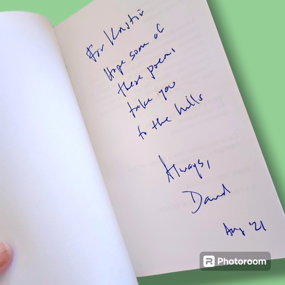 Lot/2 Signed David Crews Poems High Peaks & Wander-Thrush Poetry Books - Picture 2 of 9